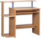 FineBuy Computertisch 94x90,5x48,5 cm Laptop Tisch Modern mit Tastaturauszug, PC-Tisch mit Drucker-Ablage platzsparend, Schreibtisch für kleine Räume mit Ablage, Laptoptisch Klein