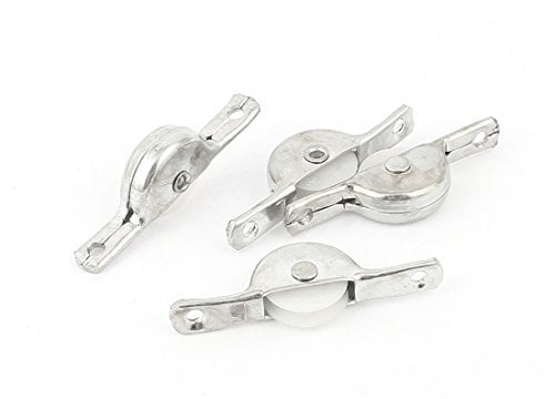 Sourcingmap 17mm Dia Wheel Ball Bearing Window Door Sliding Pulley Rollers 4Pcs