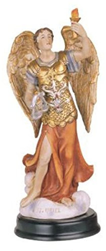 George S. Chen Imports Erzengel Uriel Heilige Figur Religiöse Dekoration Statue 12,7 cm
