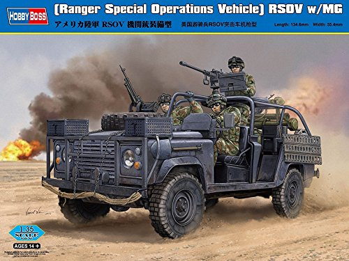 Hobby Boss 82450 Modellbausatz Ranger Special Operations Vehicle w/MG