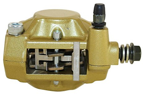 Bremssattel 1 Kolben hinten Gold für Malaguti F12 F15, Piaggio Liberty
