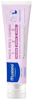 Mustela Pasta Cambio, Crema Pannolino con Perseose d'Avocado BIO, Uso Quotidiano Neonati e Bambini - Previene, Lenisce e Allevia gli Arrossamenti, 98% Ingredienti di Origine Naturale (100ml)