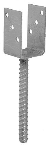 Connex HV4230 Post-Supp. Scarpa a Forma di U 101 x 400 x 60 x 4, Argento, 18 x 101 x 60 x 100 x 400 mm