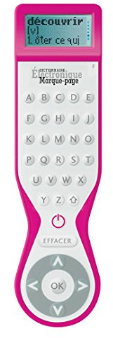 IF Elektronisches Wörterbuch Lesezeichen Einsprachige Definitionen - Französisch, Pink