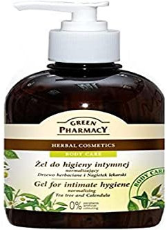 The Green Pharmacy Gel Intimo, Arbol de Te y Calendula, 370 Mililitros, 370 mililitro, 1