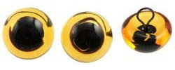 EFCO1036109 Tieraugen glas gelb 10 mm 2 Stück