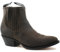 MENS GRINDERS MAVERICK BROWN LEATHER WESTERN ANKLE COWBOY BOOTS-UK 8 (EU 42)