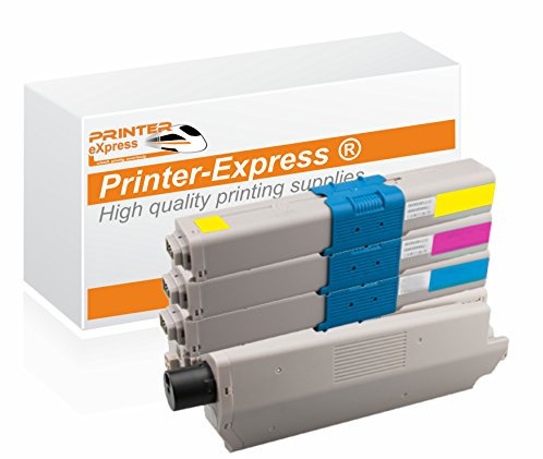 PRINTER eXpress XL Toner 4er Set kompatibel mit Oki C301, C321, 44973536, 44973535, 44973534, 44973533 für C301 C301DN C321 C321DN / MC332 MC332DN MC342DN MC342 MC342DNW Drucker