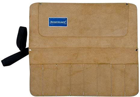 CHISEL & TOOL ROLL 8 POCKET 440 x 380 MM STORAGE HOLDER SUEDE U267