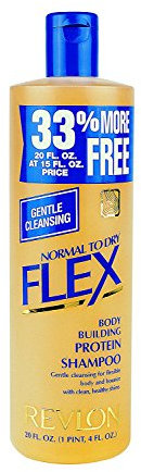 REVLON FLEX Normale bis trockene Bodybuilding Protein Shampoo 592 Ml