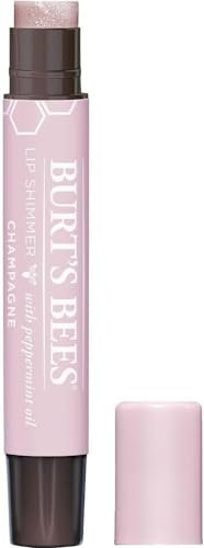 Burt's Bees 100% Natural Moisturizing Lip Shimmer, Champagne - 1 Tube