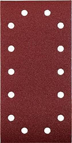 kwb Schleifstreifen 115x230 mm aus Edelkorund mit Körnung 180, werkzeugloser Wechsel, Vollkunstharz-Verleimung und verstärktem Papierträger für den mittelfeinen Schliff von Holz und Metall