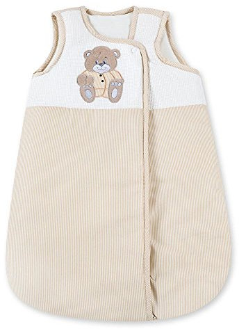 Baby Schlafsack Winterschlafsack/Sommerschlafsack für Jungen und Mädchen 70cm, Modelle:Memi Beige