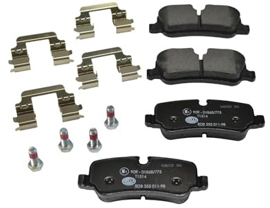 HELLA 8DB 355 011-981 Bremsbeläge - für Verschleißwarnanzeige vorbereitet | Kompatibel mit: LAND ROVER DISCOVERY III, LAND DISCOVERY III VAN, LAND DISCOVERY IV, LAND DISCOVERY IV VAN, LAND RANGE III