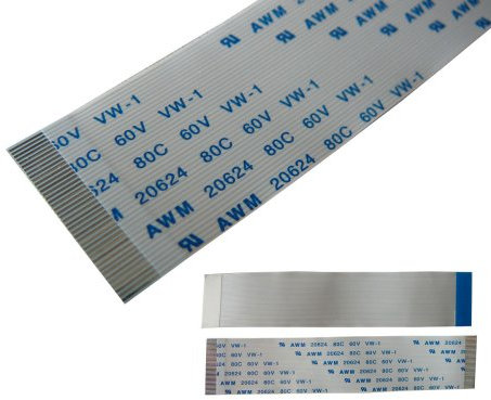 KALEA-INFORMATIQUE ZIF-Matte TYP A 40 Drähte für Toshiba-Laufwerke, AWM 20624, Anschlüsse auf der gleichen Seite, Länge 100mm.