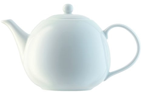 LSA International Dine Teapot 1.4 Litre| 1 Unit | Handmade Porcelain | DI13, White