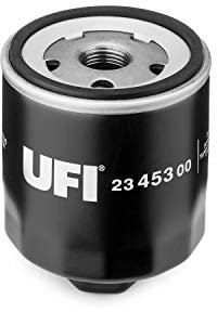 UFI Filters, Filtro Olio 23.453.00, Filtro Olio per Ricambio, Adatto a Auto, Applicabile su Diversi Modelli Audi, Seat, Skoda e Volkswagen
