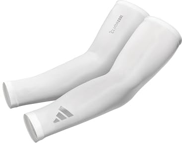 adidas Aeroready Compression Arm Sleeves - White - L/XL