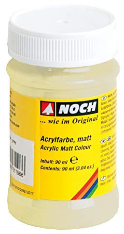 NOCH Acrylfarbe, matt, Elfenbein, wetterfest 90 ml für alle Werkstoffe