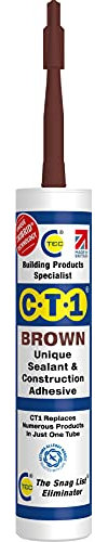 CT1 CT1BROWN TRIBRID Multi Purpose Sealant & Adhesive,Brown - 290ml