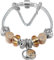A TE® Bracciale Charms Marrone Cristalli placcato in oro Regalo Festa SKU:JW-B78