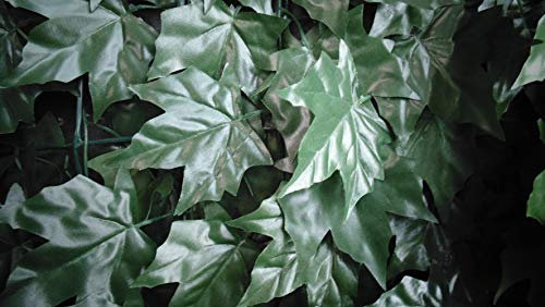 Sichtschutz Kunsthecke Ahorn - 2,80 x 1,45 m - einfach angebracht - künstliche Hecke - Kunststoffhecke - Blattnachbildung Ahorn