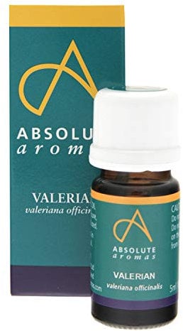 Absolute Aromas Olio Essenziale di Valeriana 5 ml – 100% Puro, Naturale, Non diluito e Vegano – Da utilizzare in Diffusori e Miscele per Aromaterapia