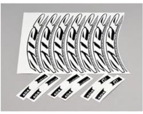 Zipp 303 Firecrest 1 x Rohr- oder Drahtreifrad-Aufkleber-Set – Grau