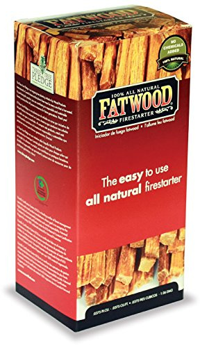 Better Wood Products Fatwood Pine Resin Stick Fire Starter 1.5 lb. - Case of: 16;