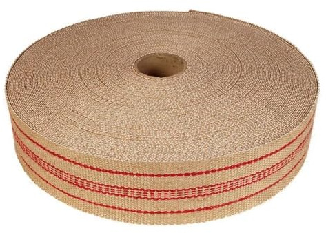 50 Meter Polster Jute Gurte Extra Fest Rot
