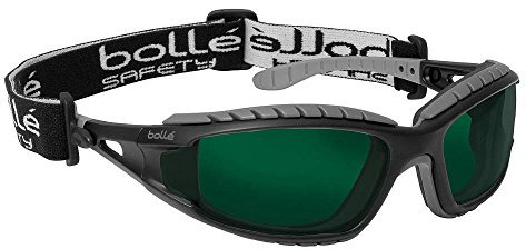 Bolle Safety Shade 5.0 Welding Safety Glasses, Scratch-Resistant, Black