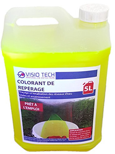VISIO TECH Fluorescéine 5L, prêt à l'emploi
