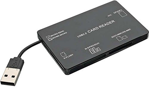 InLine 76636A Card Reader, USB 2.0, all in 1, Pocketversion, schwarz