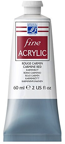 Lefranc & Bourgeois 235230 Peinture Acrylique, Rouge Carmin, 4.7 x 3 x 12 cm