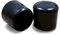 ajile - 4 pièces - Embout enveloppant rond pour tubes de diam. 30 mm - NOIR - EVR130-M