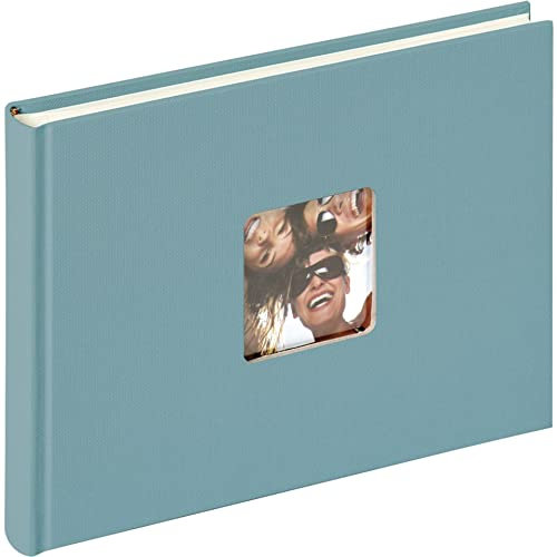 walther design Fotoalbum petrolgrün 22 x 16 cm mit Cover-Ausstanzung, Fun FA-207-K