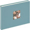 walther design Fotoalbum petrolgrün 22 x 16 cm mit Cover-Ausstanzung, Fun FA-207-K