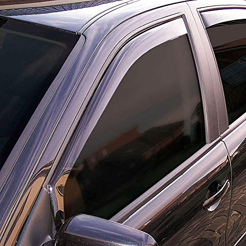 ClimAir Windabweiser Schwarz passgenau | kompatibel mit Mitsubishi ASX 5 türer 2010-