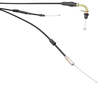Unbekannt 40300BM0T001 Gaszug für komplett für Keeway, CPI, Generic & ATU mit 2-Takt Motor, Schwarz