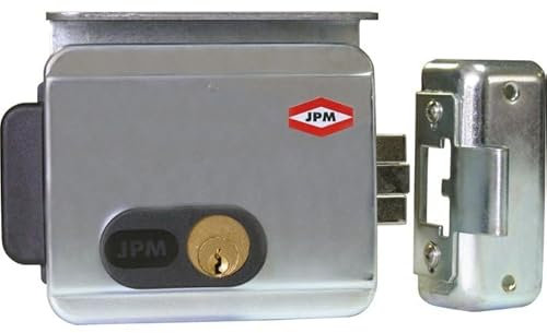 JPM - Serrure Électronique en Applique - Cylindre 2 Entrées - Série 511 - Argenté Facile à Installer