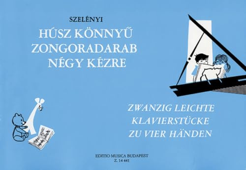 Zwanzig leichte Klavierstücke zu vier Händen. Klavier Duett.