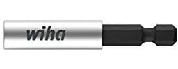 Wiha Bithalter magnetisch, Universalhalter 58 mm, extra starke magnetische Bit Halterung 1/4 für Akkuschrauber
