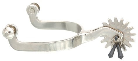 Tough 1 Uni – Erwachsene Tough1 Chrome Plated Jingle Bob Spurs 1,27 cm CP W/JB Roping SPUR, Verchromt