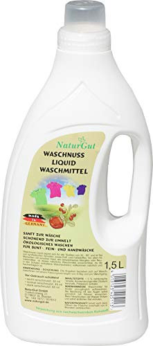 NaturGut Sapdu Clean Liquid Waschnuss Ökologisch 1,5L Flüssig Waschmittel aus Indische Waschnüssen Ökologisch