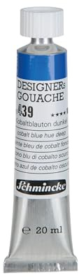 Schmincke Designers Gouache Kobaltblauton dunkel, 20 ml-Tube, 25 439 007