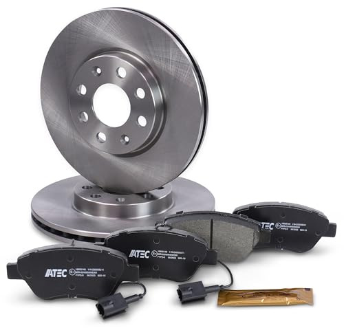 BESTPRICE Set freni asse anteriore incl. dischi freno ventilati Ø 257 mm + pastiglie freno anteriori, compatibile con FIAT GRANDE PUNTO (199_), PUNTO EVO (199_)