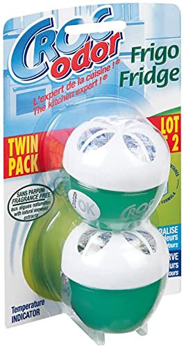 5 X CROC ODOR TWIN PACK FRIDGE FRESH DEODORISER NEUTRALISER ODOUR FRESHENER FOOD SAFE
