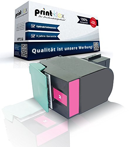 Print-Klex Tonerkartusche kompatibel mit Lexmark 2.000 Seiten CX 310 DN CX310dn CX310 DN DX310n CX 310 n CX310 n CX310 Series 802SM 802M 80C0S30 Magenta M