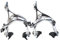 New Tektro R359 Long Drop 47-57mm Road Bike Brake Calipers - Black or Silver (Silver)