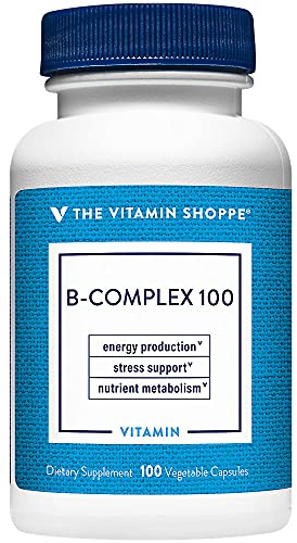 The Vitamin Shoppe Brand Vitamin B-Complex, 100 Vegetable Capsules